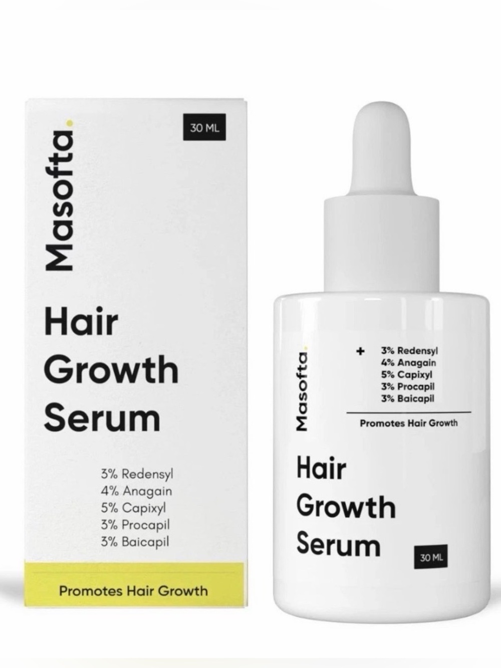 Hair Density Serum for Growth - White